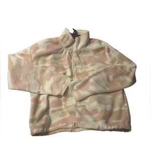 Camo Quarter Zip (Soft Fluffy Material)